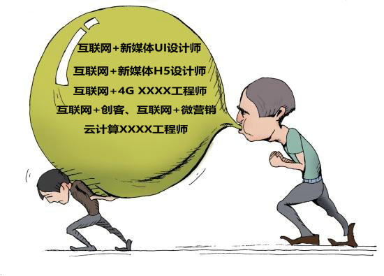 新的專業名字當作招生噱頭